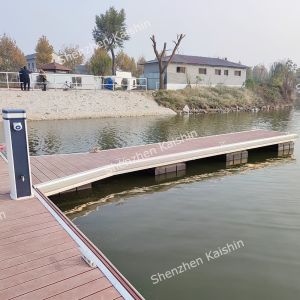 Customized Marine Aluminum Gangways Aluminum Floating Pontoon Yacht