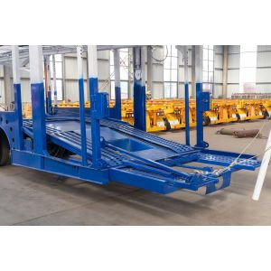 Jost E100 Landing Gear 2 Axles Car Carrier Car Hauler Transport Semi Trailer for