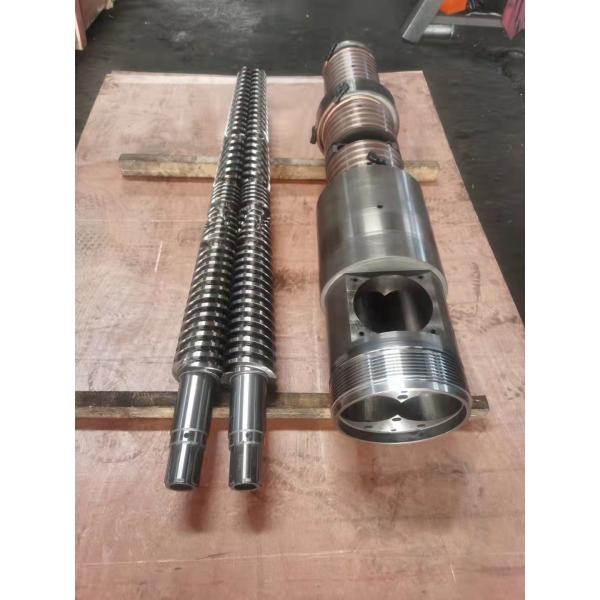 Bimetallic Screw And Barrel For Plastic Extruder Machines