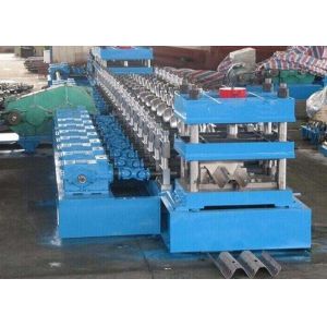 China Durable Crash Barrier Roll Forming Machine 3 Waves Highway Guardrail Making Machine on sale