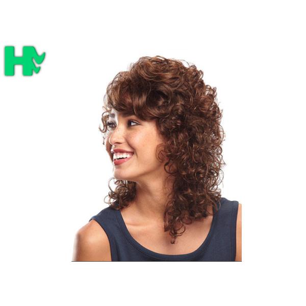 Pretty Synthetic Hair Wigs / Heat Resistant 14 Inches Synthetic No Lace Hair Wig