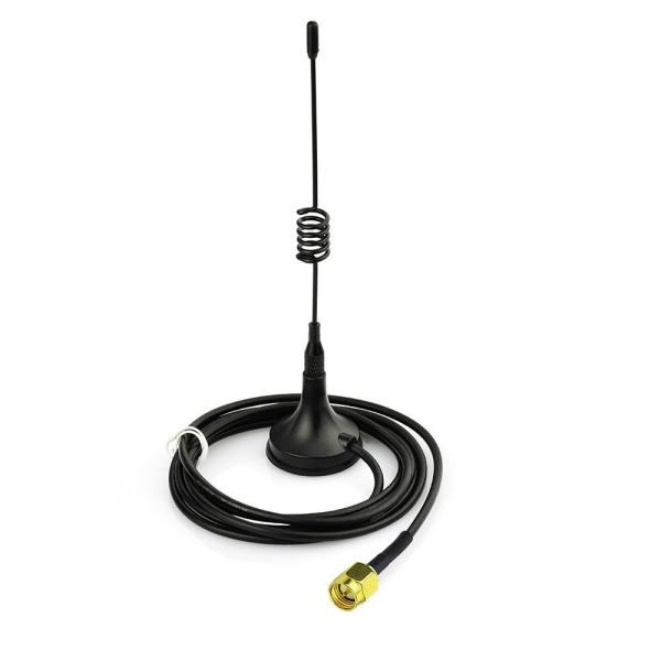 433 MHz Unity Gain Omni Antenna Magnetic Base and Male TS9 Connector 50 ohms Impedance