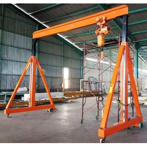 Electric 10 Ton Portable Gantry Hoist Precise Positioning