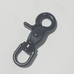 Bright White Locking Carabiner Climbing Stainless Steel Snap Hook