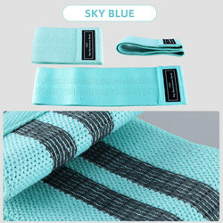 Pilates Custom Printed Fabric Resistance Bands Glute Gym Polyester Latex