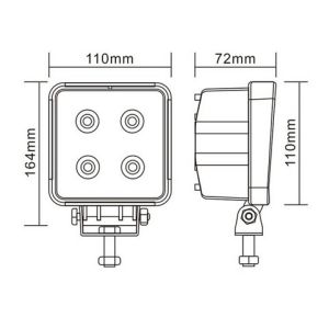 40W Jeep LED Work Light