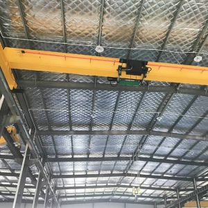 Warehouse Electric Single Girder EOT Crane Overhead Travelling Low Power
