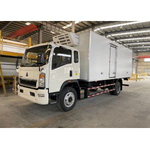 10 Ton Refrigerated Truck 140HP RHD Carrying Vegetables / Fruits