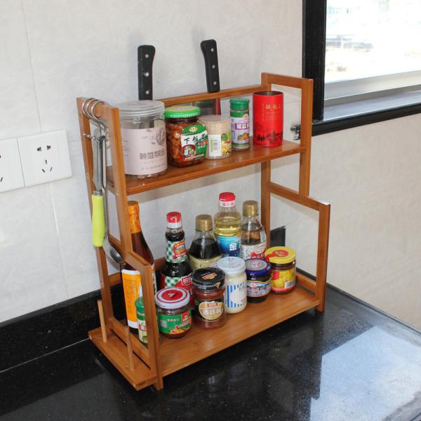 Buy kitchen bamboo spice rack at wholesale prices