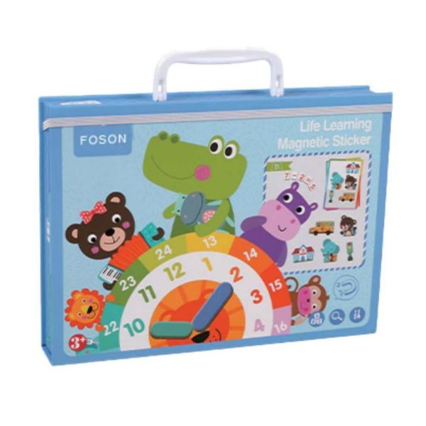 Buy Toddlers ECO Magnetic Learning Toys Life Learning Sticker Customized at wholesale prices