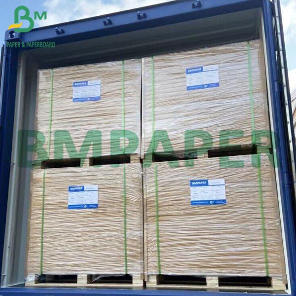 Buy 300g+15g PE One Side Coated Oilproof Brown Kraft Paper For Packing at wholesale prices