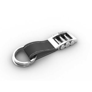 Quality Tagor Jewelry Top Quality Trendy Classic Men's Gift 316L Stainless Steel Key Chains ADK26 for sale