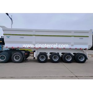 Transportation Tipper Semi Trailer SGS BV Hydraulic Tipper Trailer