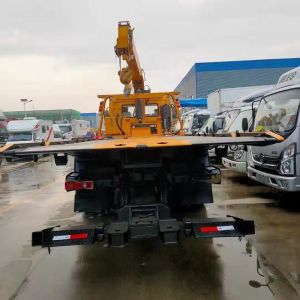 Dongfeng Kingrun 8 Tons Road Rescue Trailer With 8 Tons Crane Boom Truck Lifting