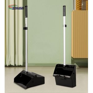 91cm Broom Dustpan Set Aluminum Telescopic Handle Industrial Windproof Lobby