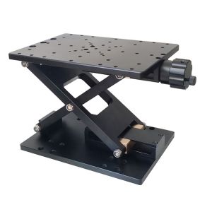 Optical Experiment Manual Lab Jack Displacement Platform Shear With Large Load