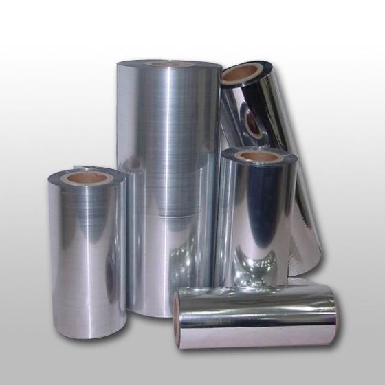 Buy 25um Vacuum Metalized CPP Film , Silver Printed Packaging Film at wholesale prices