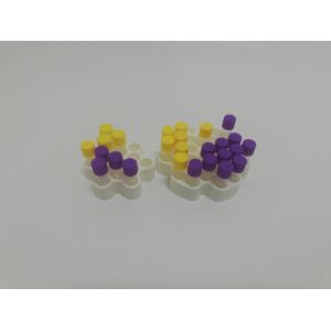 12*1ml and 2ml Vial Cell Freezing Box , Removable Cryogenic Cell Container OEM