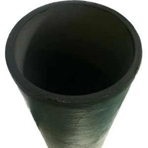 Cylindrical Induction Furnace Crucible Silicon Carbide Graphite Metal Melting