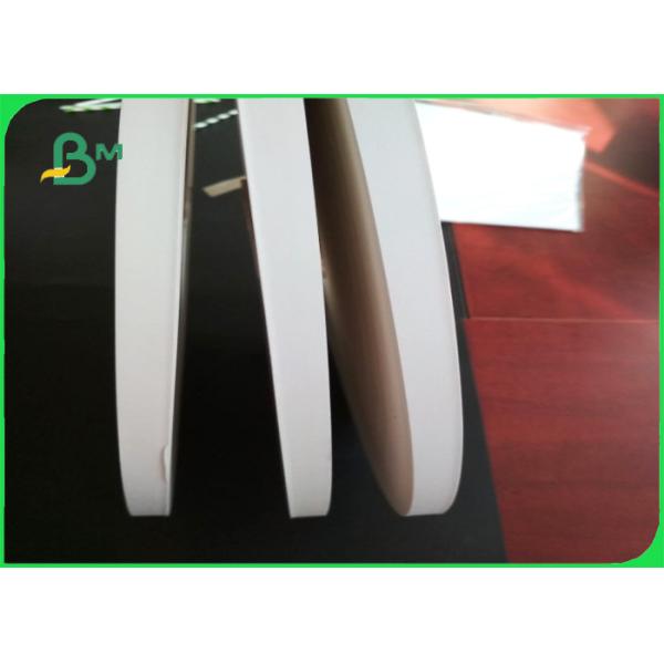 white kraft paper food grade 120GSM Biodegradable Food Grade Paper Roll / Environmental White Paper For Paper Straw