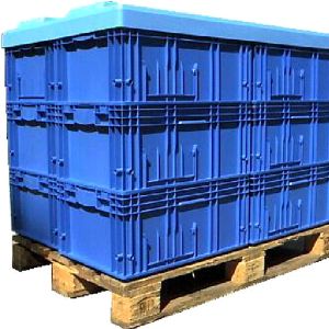 VDA Box Automotive Parts Crate Euro Container Stackable Logistics Bin