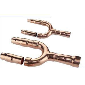 High Durability Heat Exchanger Components of Branch Copper Pipe