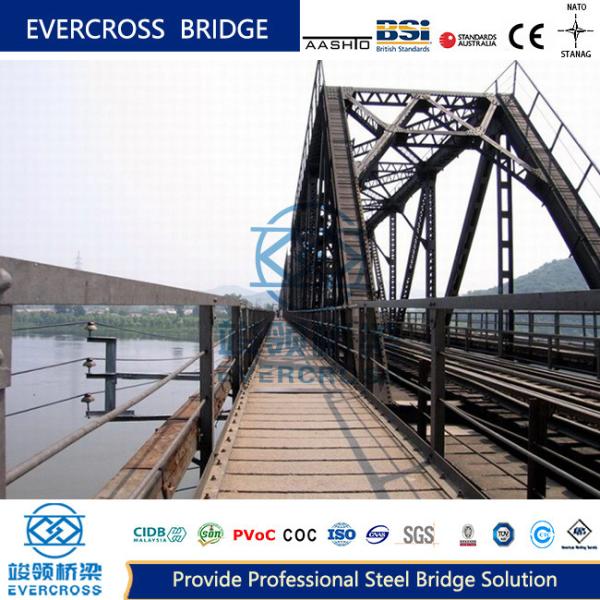 Buy Portable Steel Box Truss Bridge Composite Deck EN10113 S460N at wholesale prices