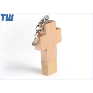 Christmas Gifts Wooden Cross 2GB USB Memory Stick Thumbdrives