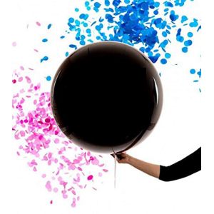 CE Party 36" Pink Blue Gender Reveal Confetti Balloon