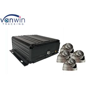 1MP 2MP 4ch HDD SD 4G Mobile NVR With IP Cameras Vehicle Fleet Tracking Device