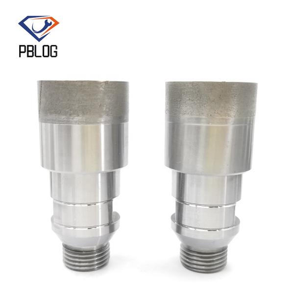 Manufacture glass hole saw Threaded Solid Sintered Diamond Bits