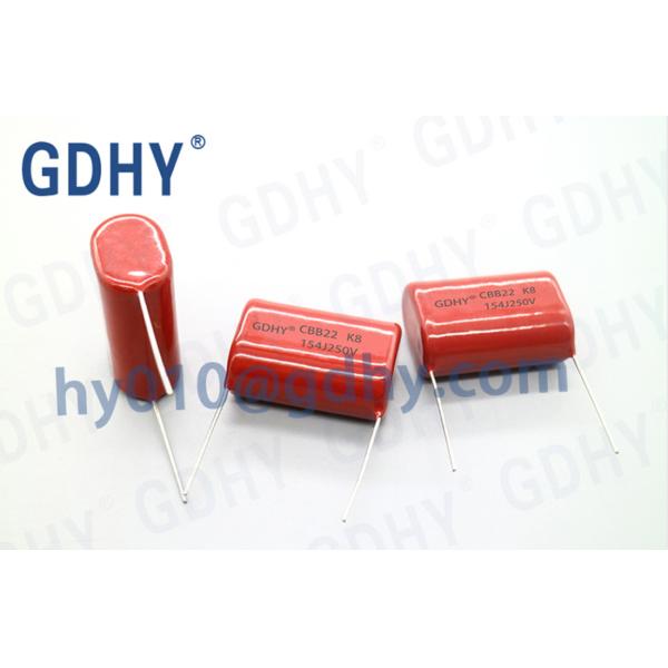 Buy Metallized Polypropylene Film Capacitor CBB22 154j250v 0.15uf P10 at wholesale prices