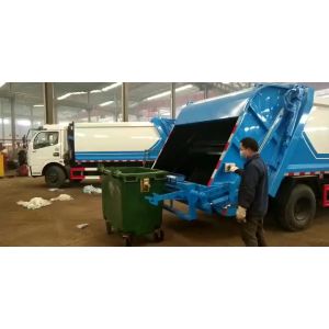 Trash can with pedals large plastic outdoor garbage dustbin for trailer