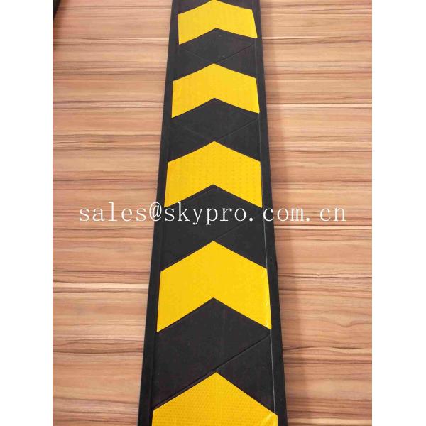 Reflective Garage Parking Safety Wall Protector Rubber Corner Guards with