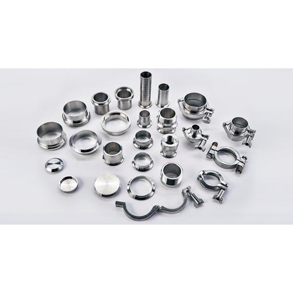 High Pressure SS Pipe Fittings , SS316L 2 Inch Tri Clamp Ferrule