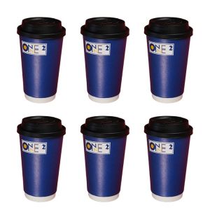Wholesale customized logo disposable paper cup eco-friendly and biodegradable