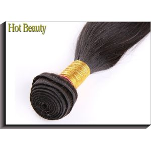 Healthy Natural Black Virgin Human Hair Extensions Full Tightened 100G