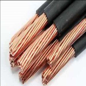 Quality UL Cable ROHS PVC Double Insulation 7AWG 600V UL1283 105℃ Electrical Wire in Black color for sale