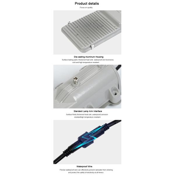 Waterproof Solar Flood Lights 30W Outdoor Solar Parking Lot Lights