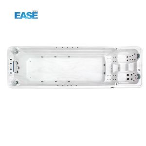 Acrylic Spa Tub Hydropool Swimspa Hot Massage Tube With High Flow Jets For Home