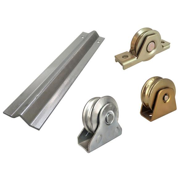 9ft 10ft 12ft 18feet Steel Galvanized V Groove Gate Track And Wheels