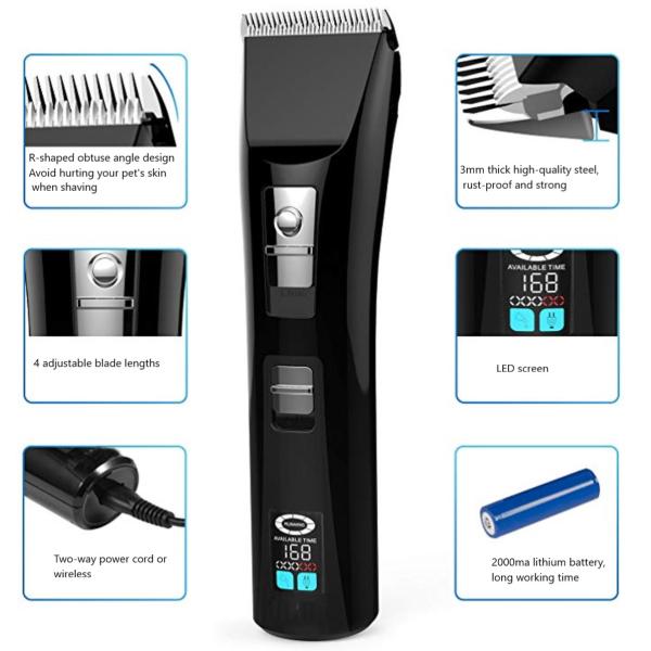 Cat White 17.8*4.2*3.4cm Pet Hair Clippers