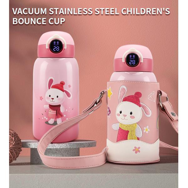 Temperature Display Vacuum Flask 316 Stainless Steel Insulated Thermos Smart Children'S Vacuum Cup For Kid