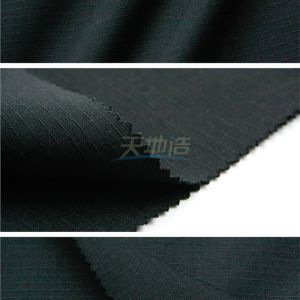 Aramid Viscose 200gsm Navy Blue Rip Stop Fabric Swat Outfit