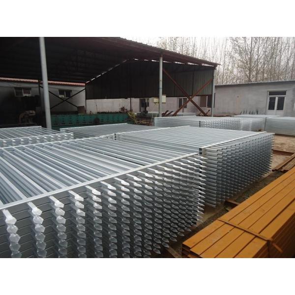 Hot dip galvanized steel garrison fence 2100MM X 2400MM