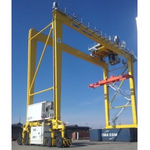 china professional supplier 1ton to 100ton rubber tyred gantry crane