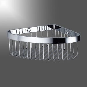 Single Layers 304 Stainless Steel Middle Triangular Corner Basket Shelf