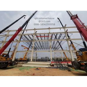 Warehouse Prefab Steel Structures Bolt Connect Fast Construction Energy