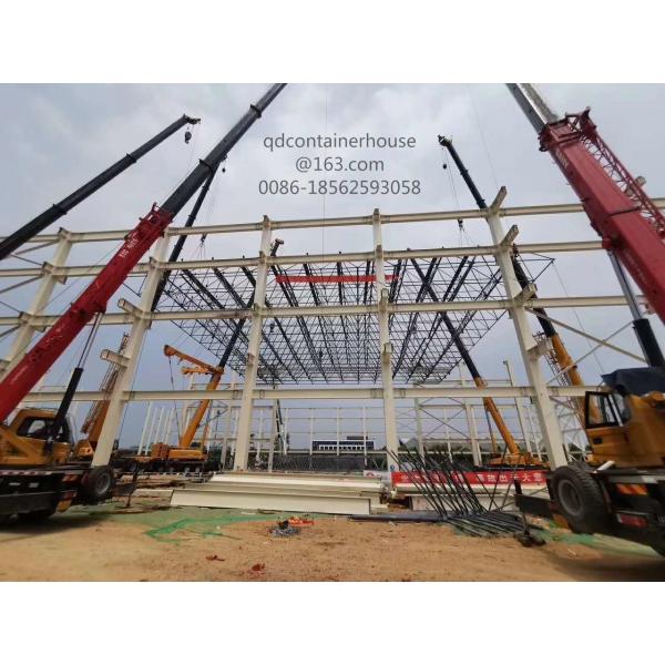 Warehouse Prefab Steel Structures Bolt Connect Fast Construction Energy