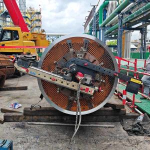 Quality 80 Inches Flange Milling Machine Flange Facer Equipment High Durability for sale